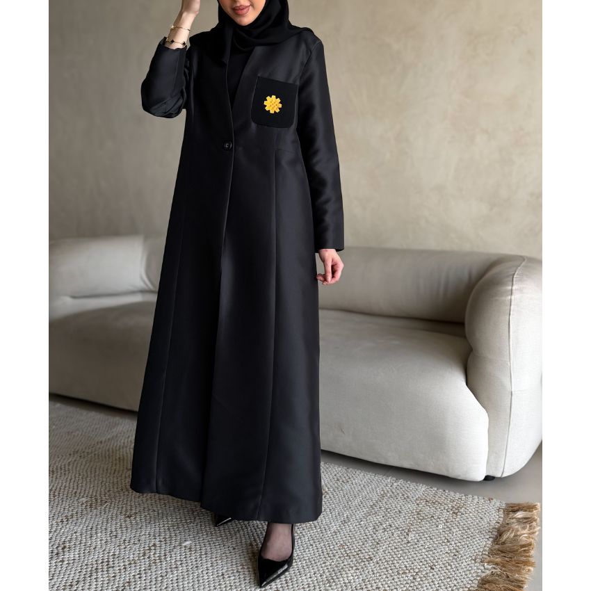 #AB-1417-00-black- #abaticollections #abatiboutique #abatiabaya #abayaabati #abatikuwait #abatiqatar #abatisaudi #abatiriyadh #abatidoha #dohaabati #dubaiabati #abudhabiabati #musactabati
