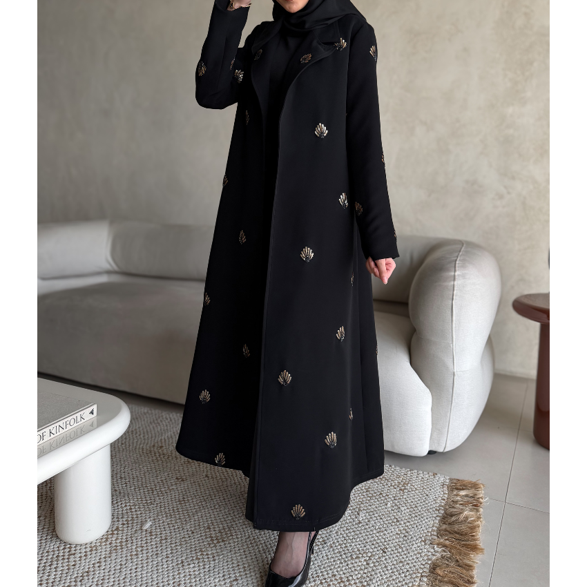 #AB-1420-01-black- #abaticollections #abatiboutique #abatiabaya #abayaabati #abatikuwait #abatiqatar #abatisaudi #abatiriyadh #abatidoha #dohaabati #dubaiabati #abudhabiabati #musactabati
